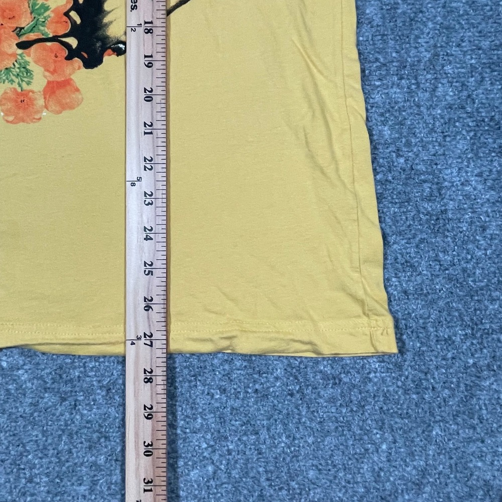 NWOT Phoebe Bridgers T-Shirt Unisex Large Yellow Butterfly Graphic Band Tee - Picture 4 of 7